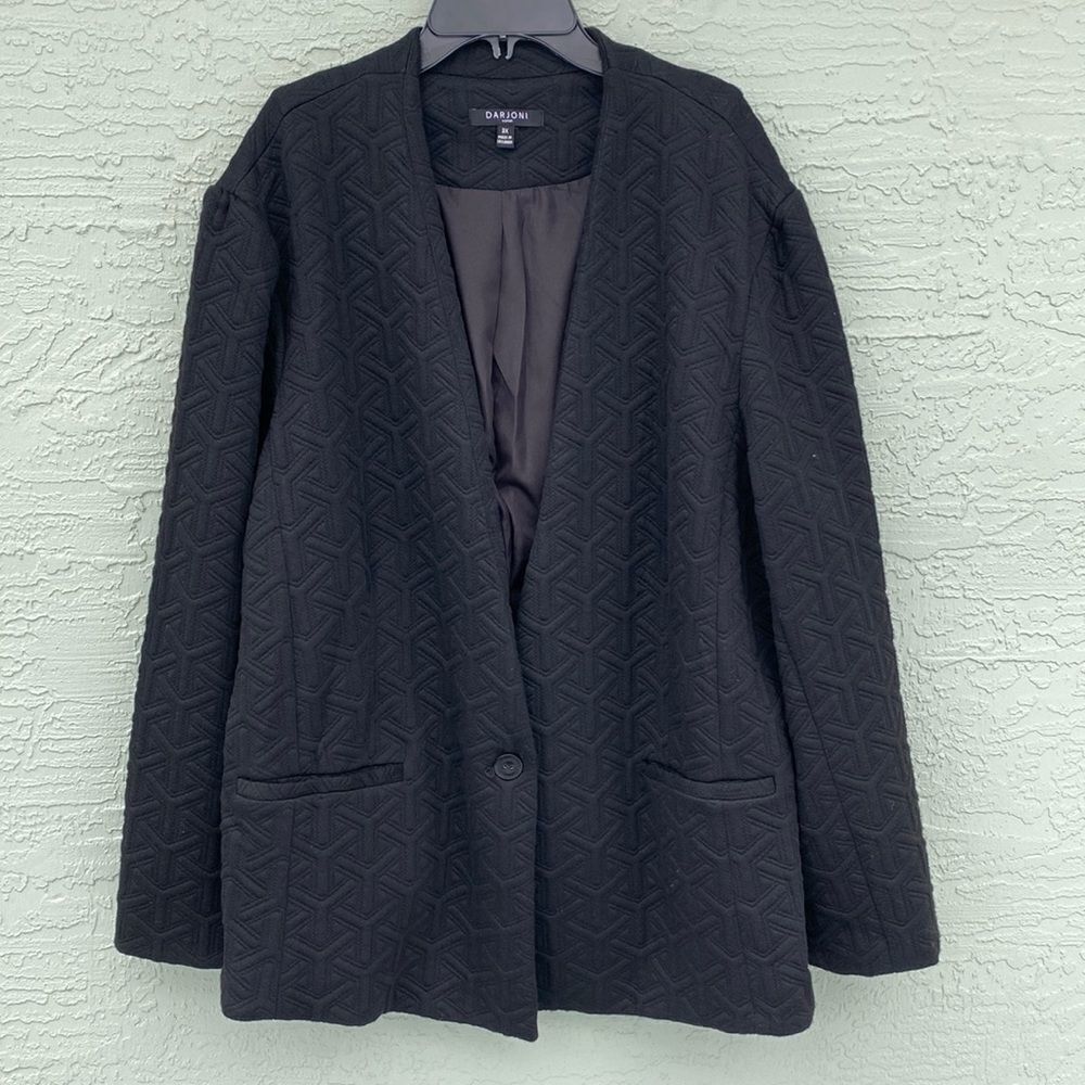Darjoni Women Sz 3X Black Jacket